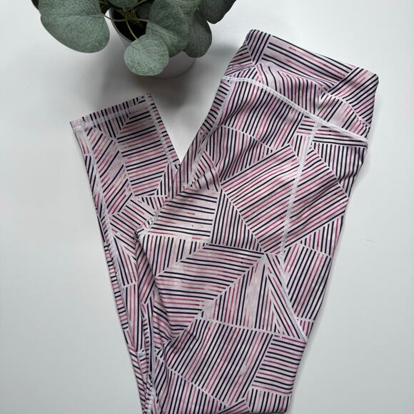 CALIA by Carrie Underwood | Pink Stripe 7/8 Leggings - Picture 2 of 4